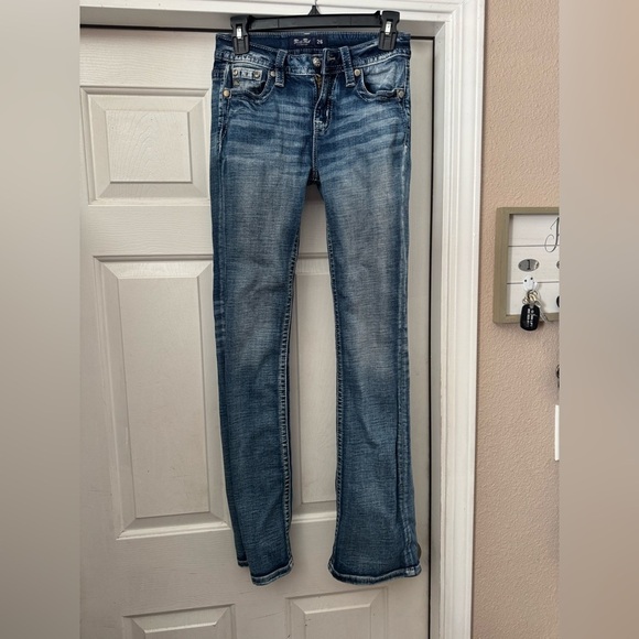 MISS ME AZTEC HORSESHOE BOOTCUT JEAN - Picture 2 of 6